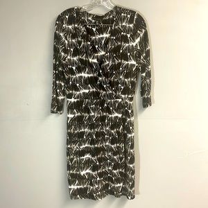L-Willi Smith black and white pattern dress
